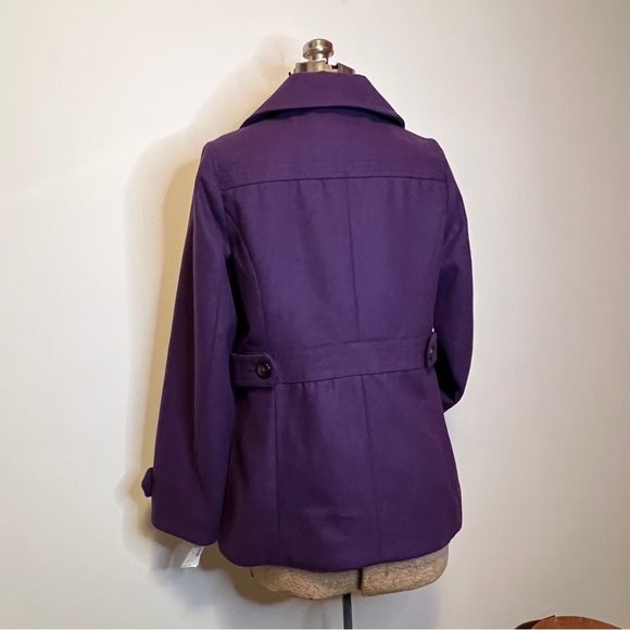 Relativity Women's Deep Purple Peacoat - Picture 10 of 15